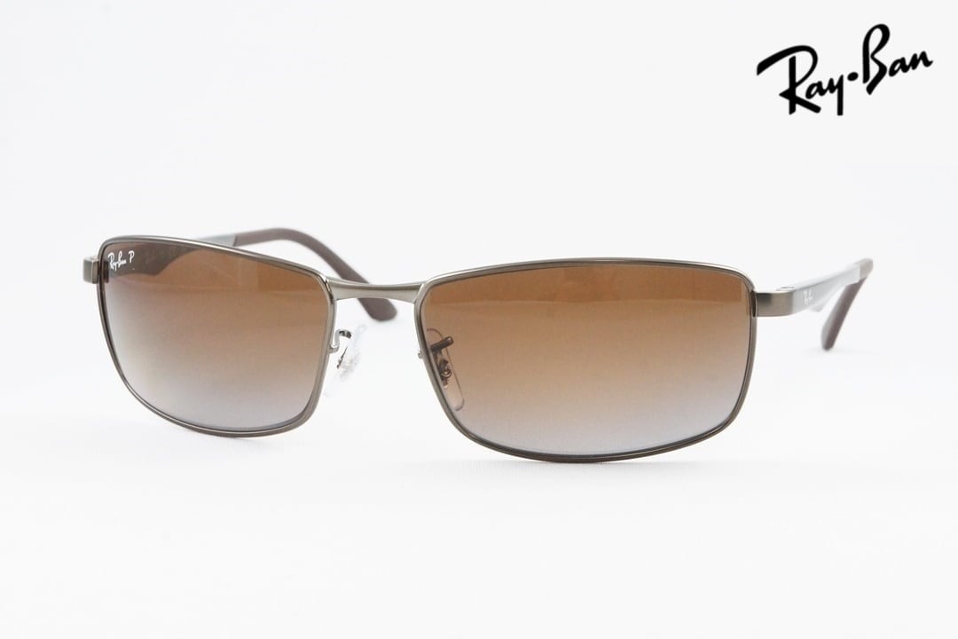 Ray-Ban 偏光 サングラス RB3498 029/T5 61サイズ 64サイズ スクエア