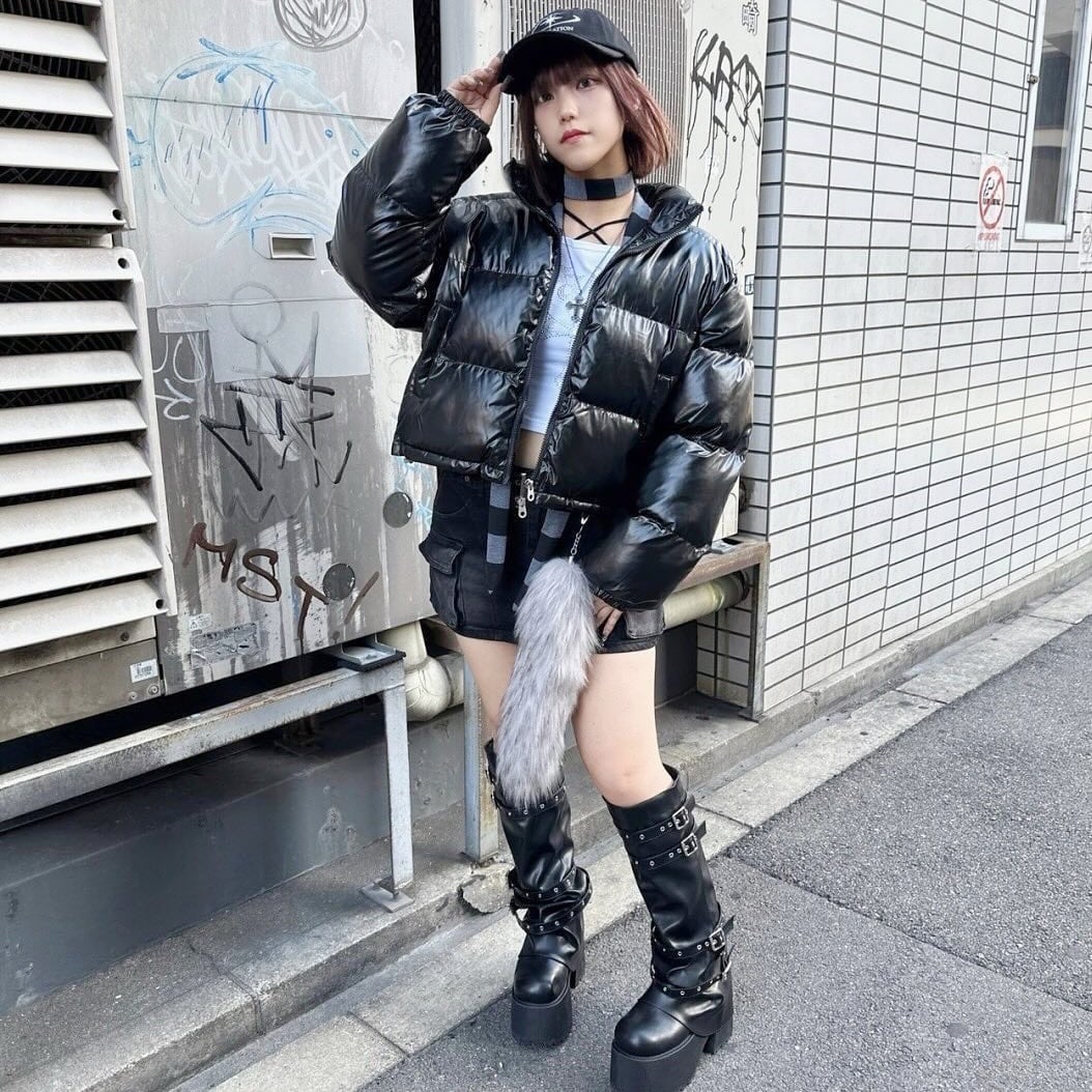 メタリックショート中綿ジャケット | VOLCAN&APHRODITE