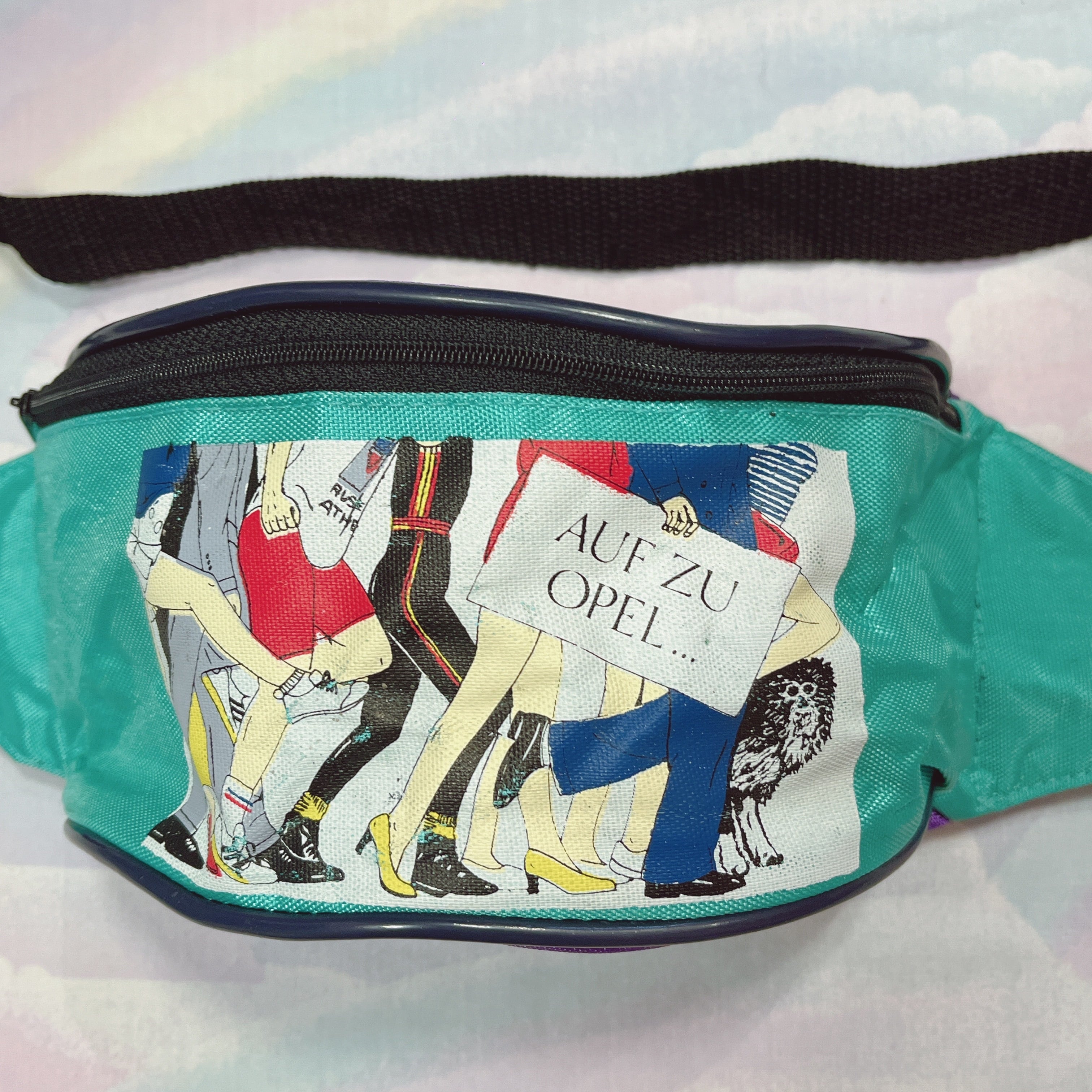 Vtg 80s ウエストポーチ パープル×ミント | Spank!