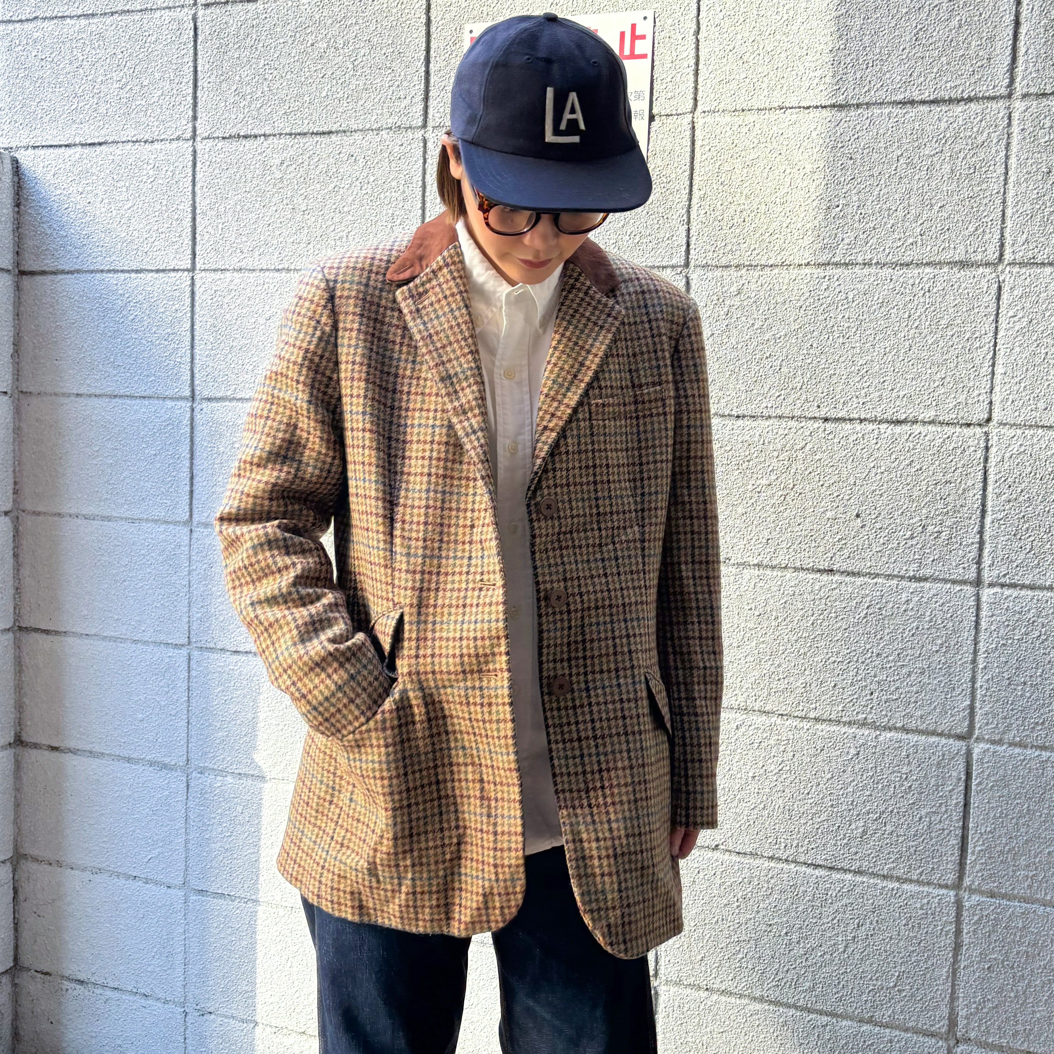 90's Lauren Ralph Lauren Tweed Jacket woman 12 / レディース ラルフ