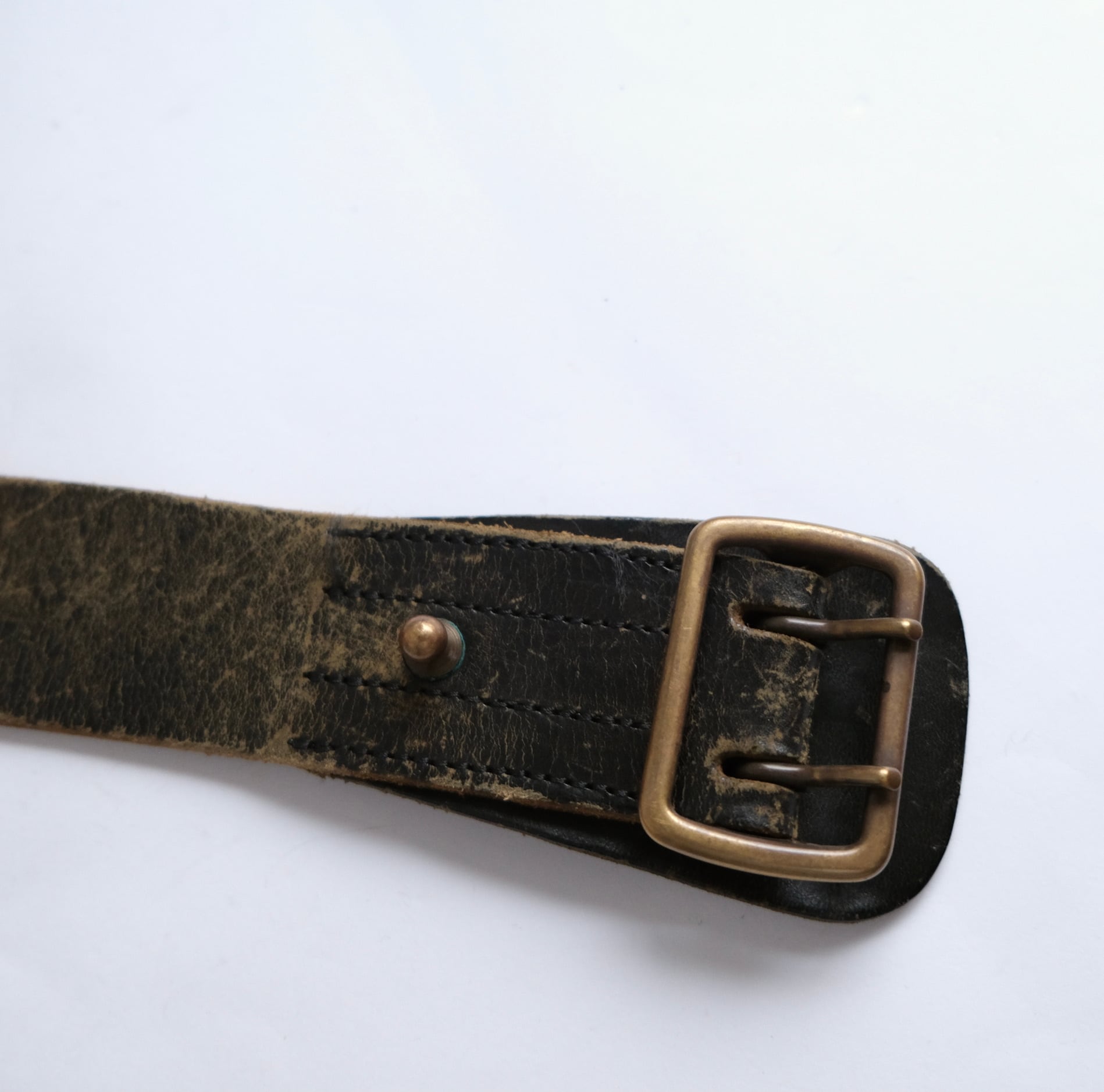 Martin Margiela 10 0 】 Leather Belt / マルジェラ アーティザナル