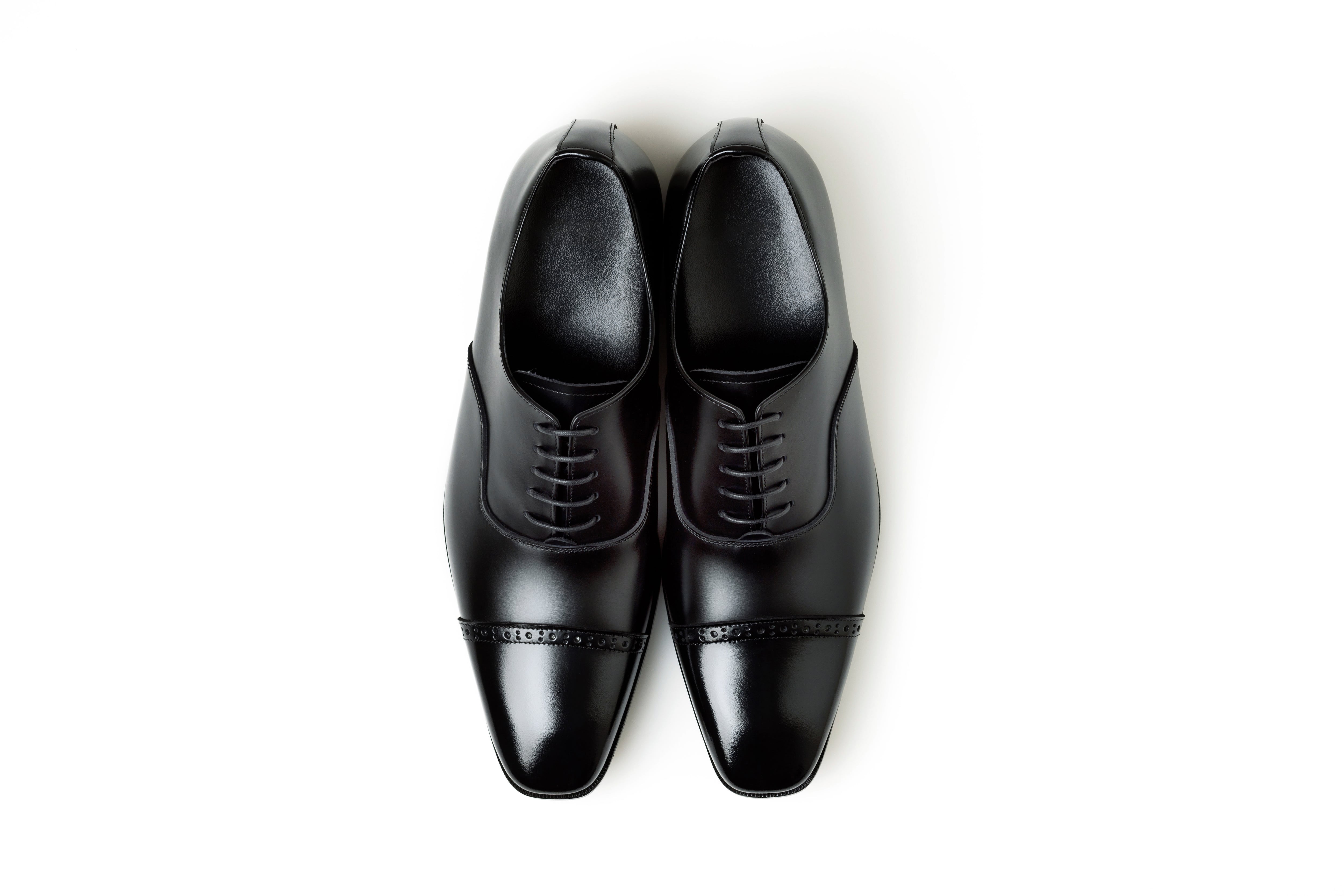 6cmUP シークレットシューズ〉ストレートチップ（パンチドキャップ