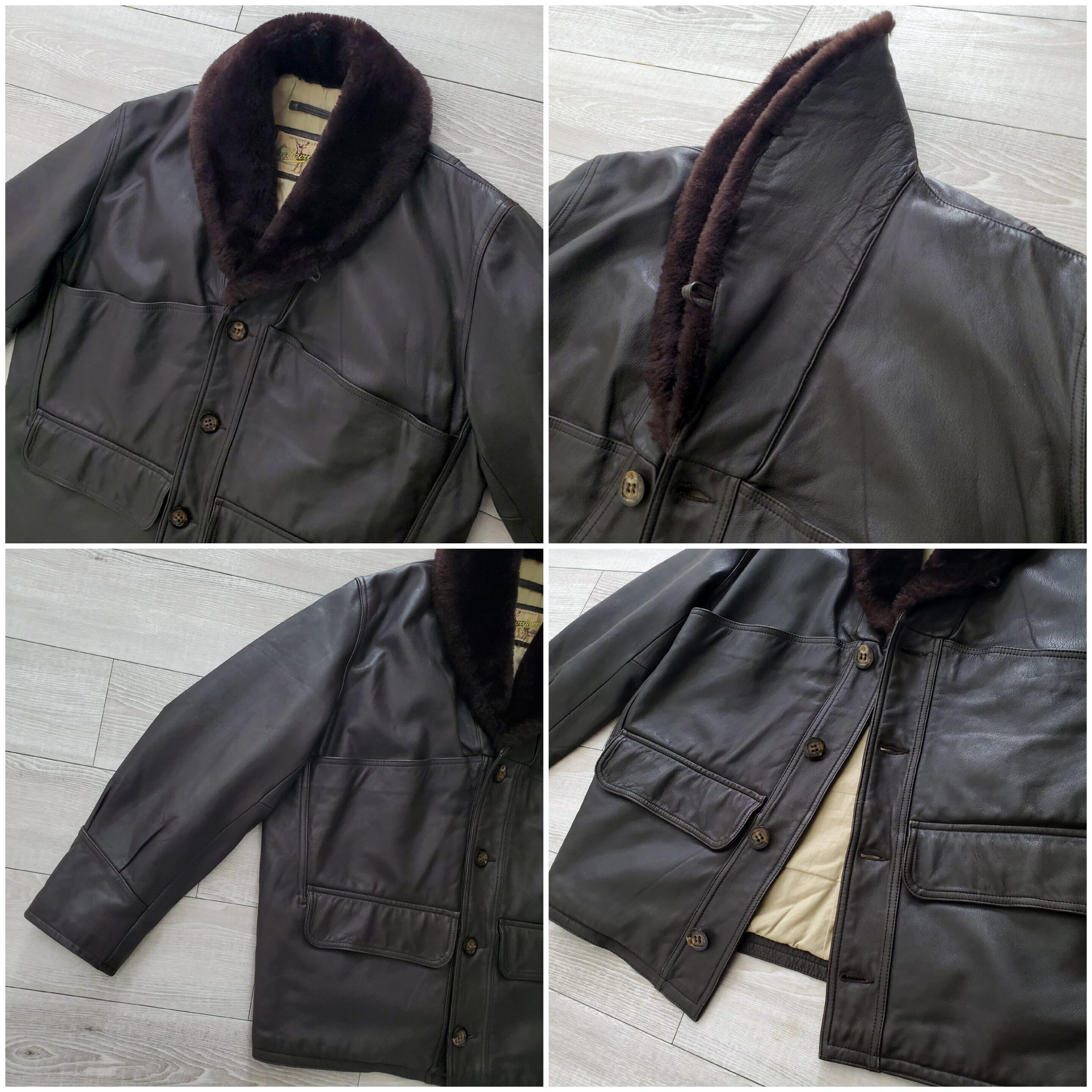 Chevignonシェビニオン□美品 1990s vintage 名作 羊革×ムートン襟