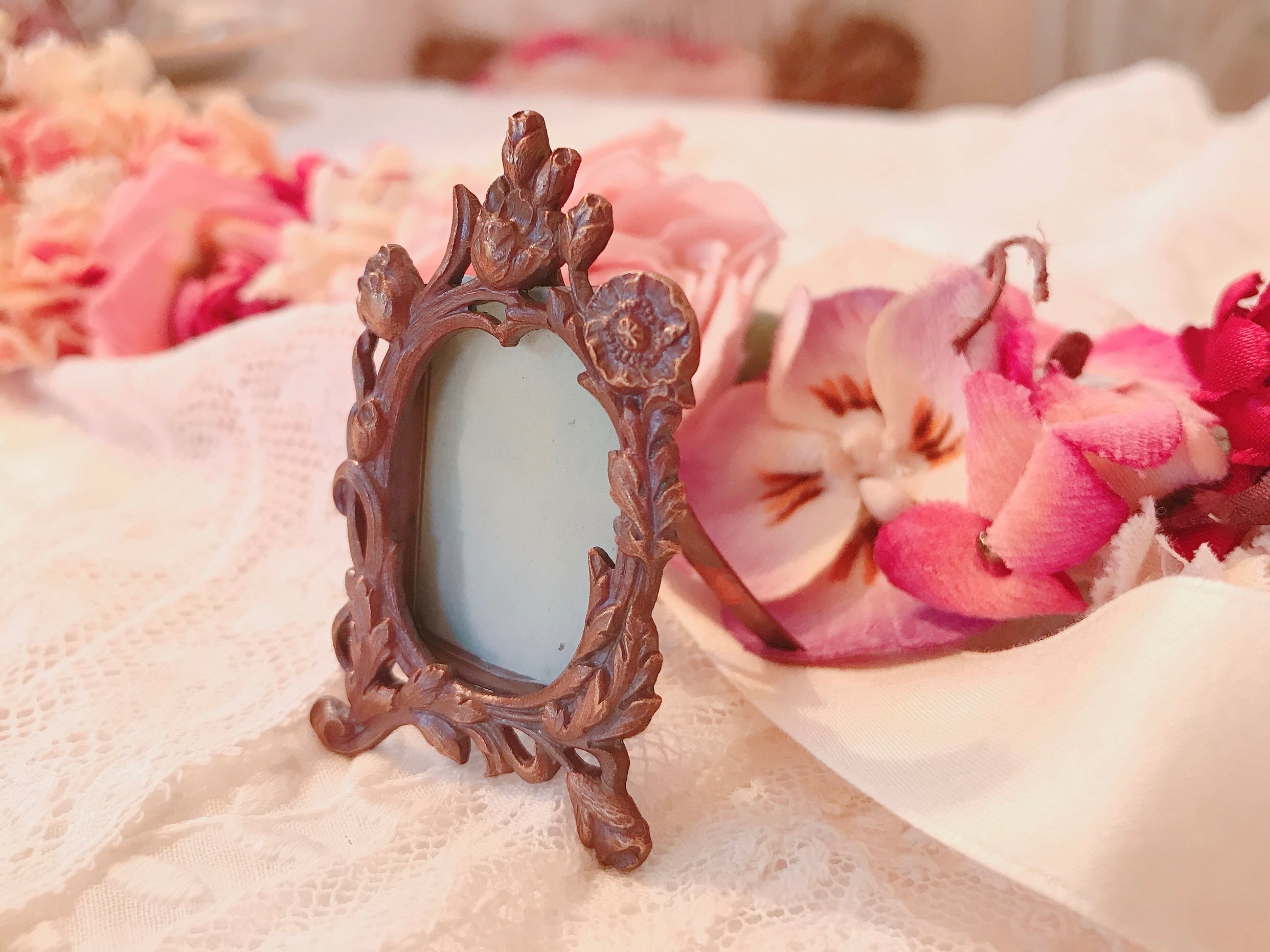 専用フランスアンティークフレーム 天使とローズガーランドレリーフ