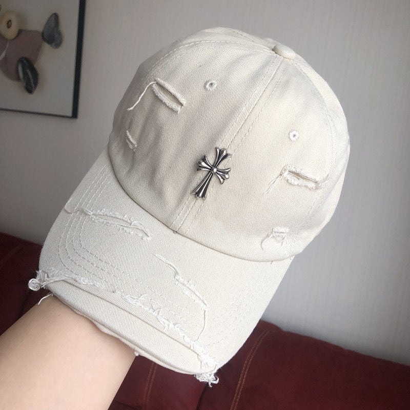 全3色クロスダメージキャップ | mignon ange(セレクトショップ/BASE)