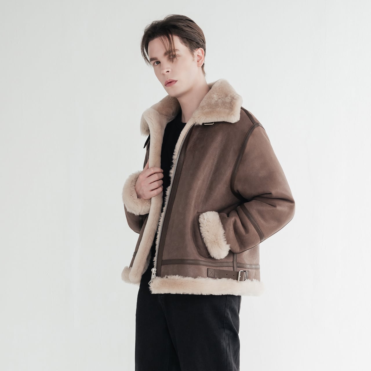 リアルムートン B-3 メンズジャケット | ITAEWONPOST