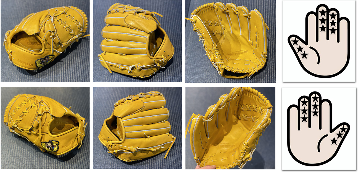 社会人野球で、すごい結果「ごりら印の野球道具」のごりらグラブとは何