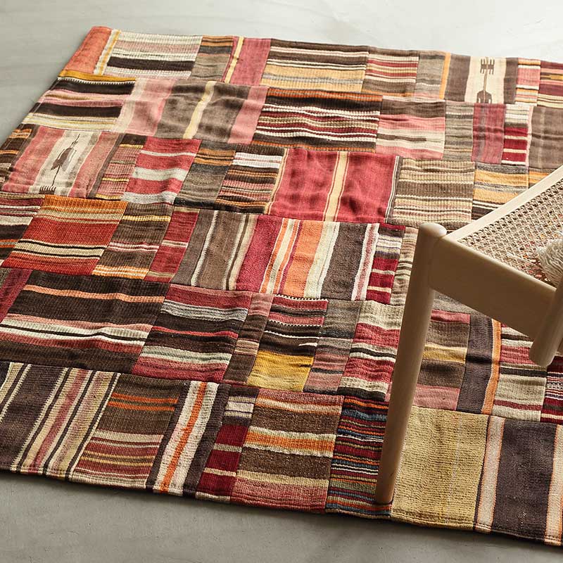 パッチワークキリム] トルコ産 / OK101 | ボー・デコール オンライン