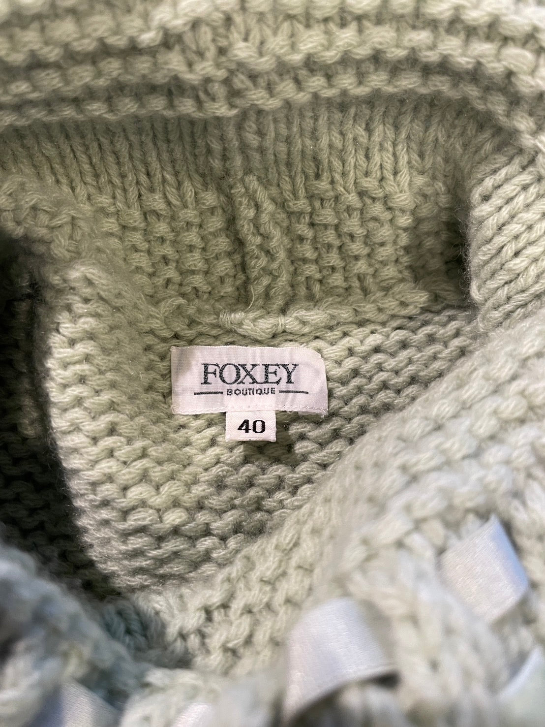 フォクシー カシミヤ 100% フローラル ニット