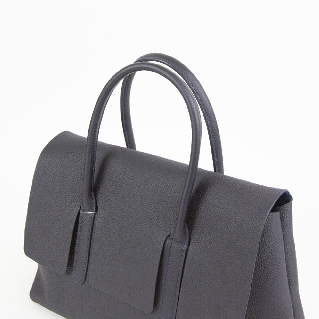 MAISON TAKUYA メゾンタクヤ Flap Brief Bag German Shrunken Calf