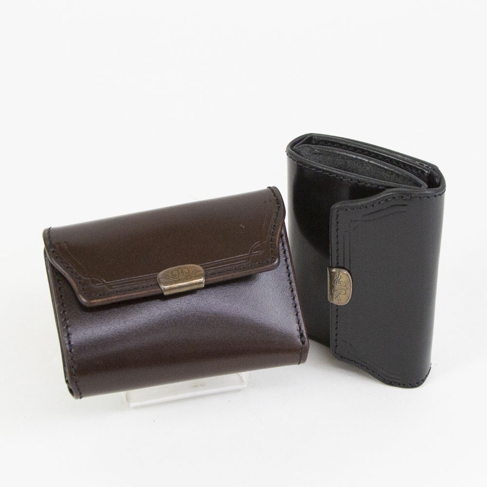 池之端銀革店 Dual デュアル サドルプルアップ コンパクト財布 DCR