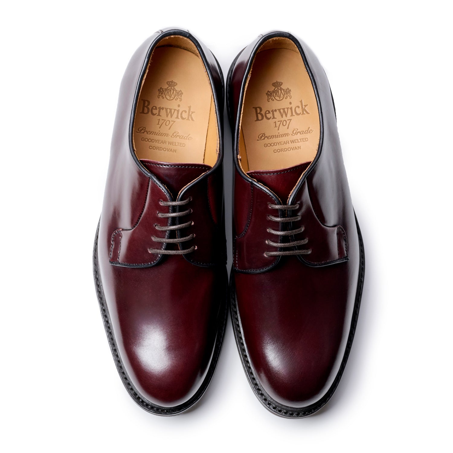 Berwick1707 | プレーントゥ コードバン | 3680RDDABU – バーウィック
