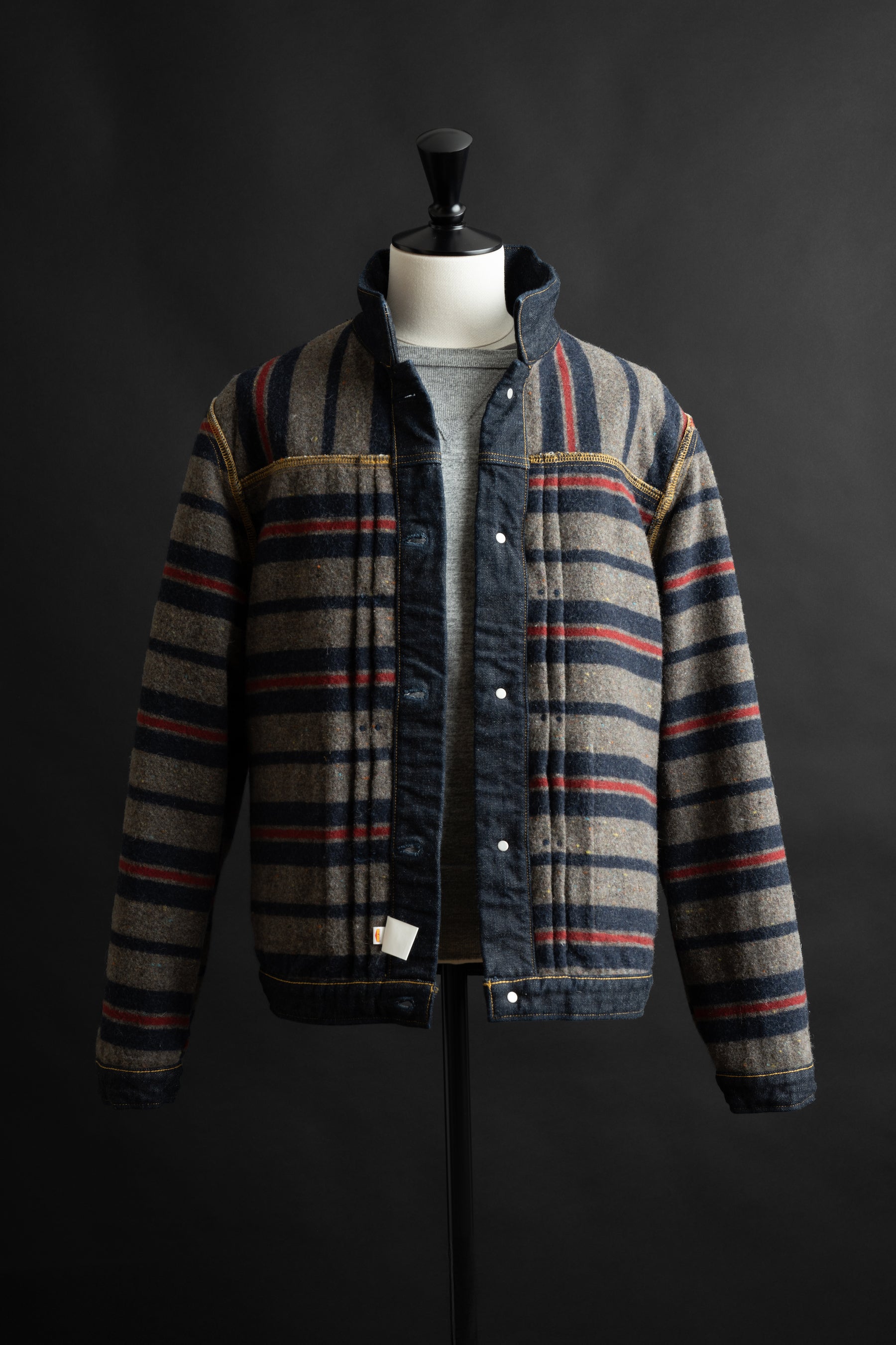 M6013BL (001) GR LABEL BLANKET JACKET – BIG JOHN【公式】オンライン