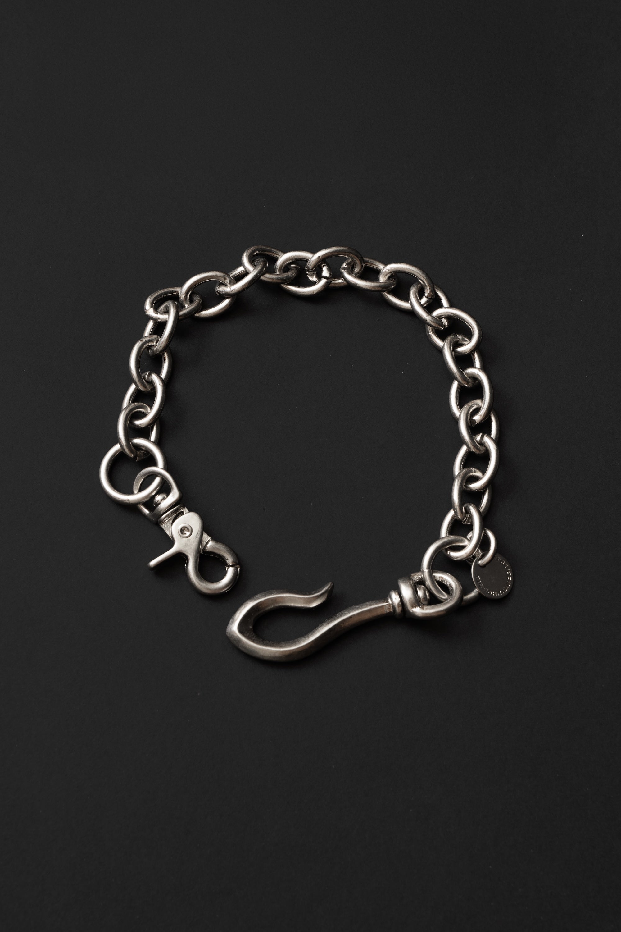 VWC04 BRASS シルバーフィニッシュ ウォレットチェーン [ショート