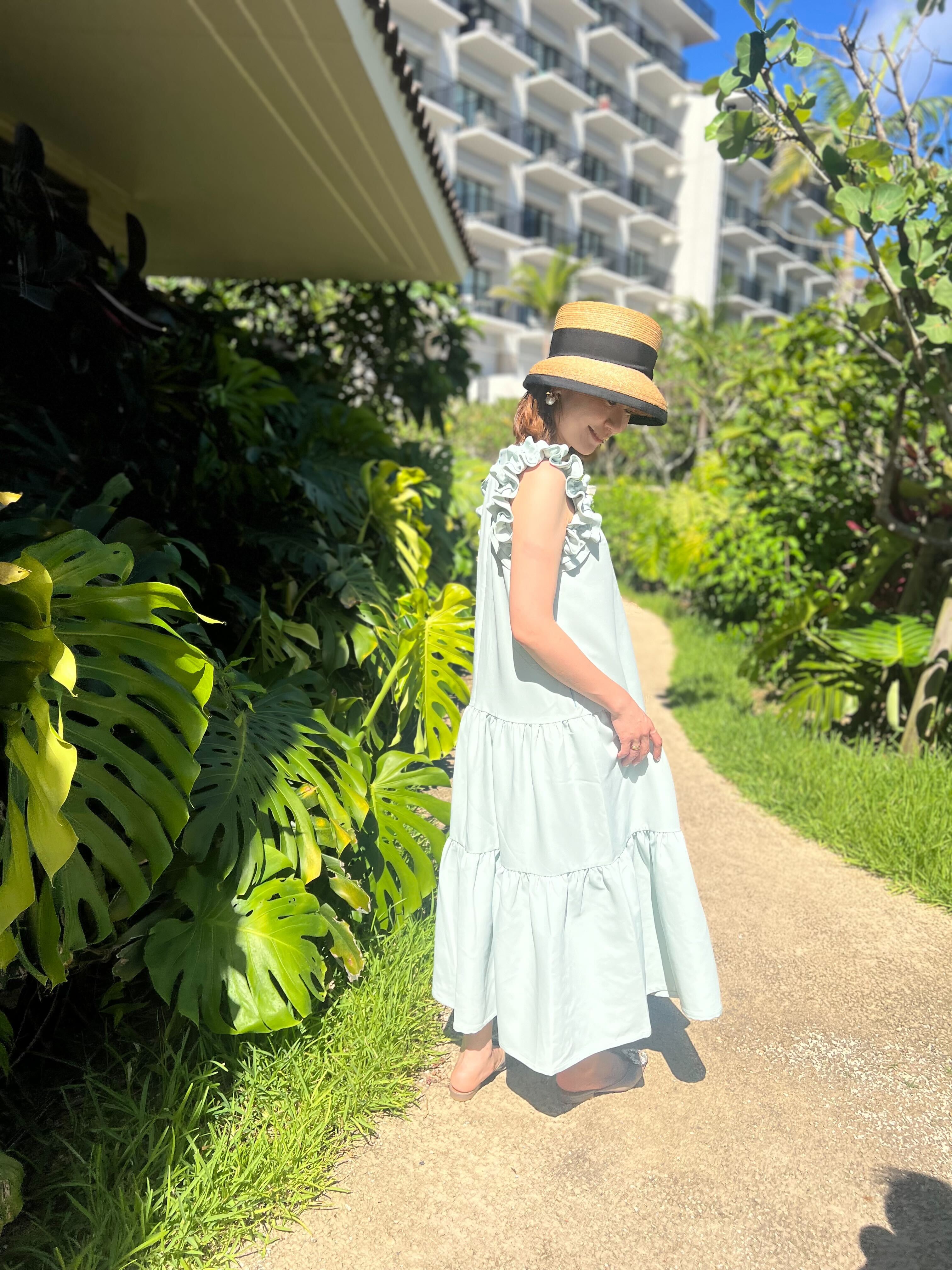 par-lang ドレス（ミントブルー）【お上品な授乳服のお店bitnabi】