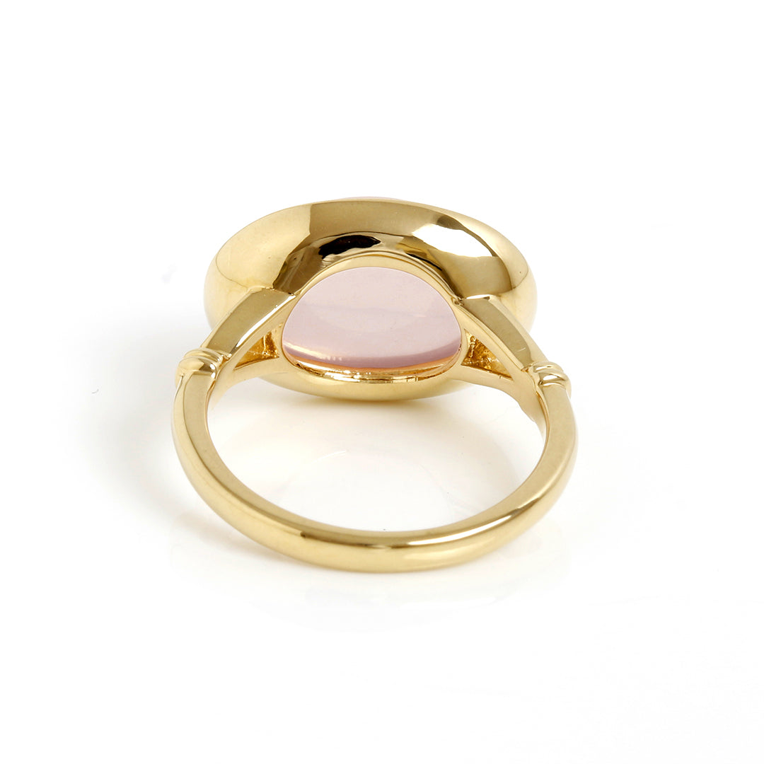 ビズー公式】大粒 ルビー (ガラス含浸) K18(18金) K10(10金) リング