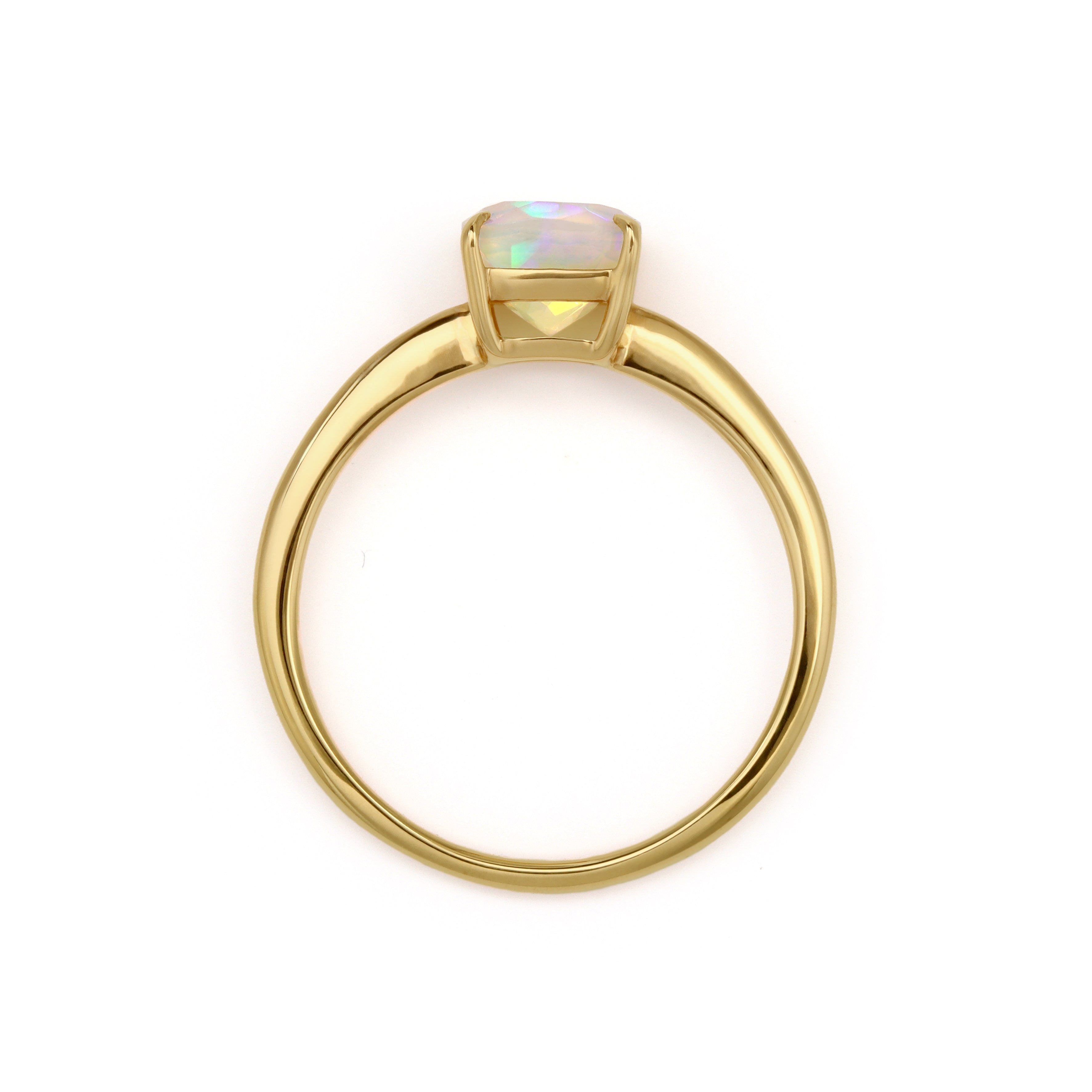 ビズー公式】オパール K18(18金) リング セラム | 希少石カラー