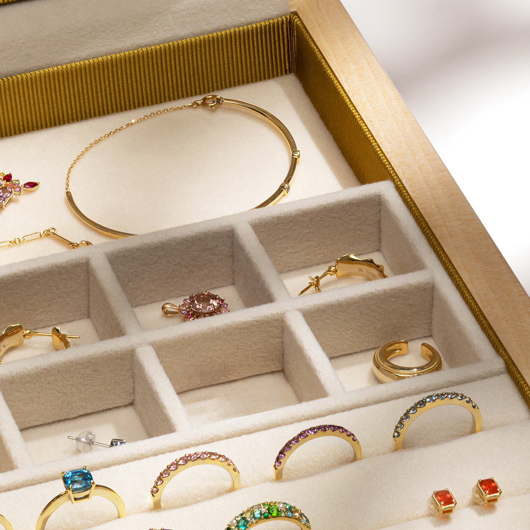 ビズー公式】ジュエリーボックス アクセサリー 収納 ケース 天然樺