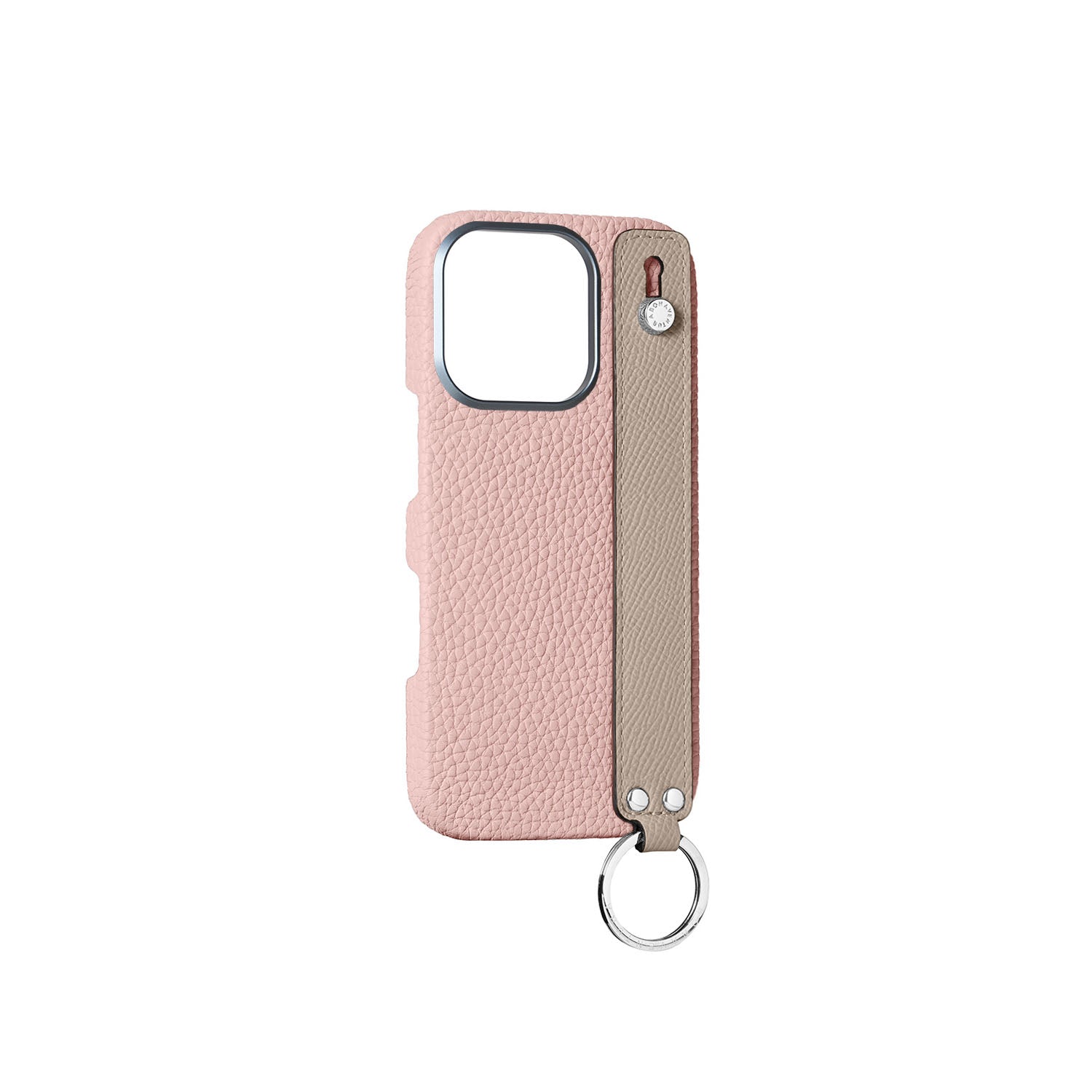iPhone 16 Pro Back Cover Case with Handle Shrink Leather
