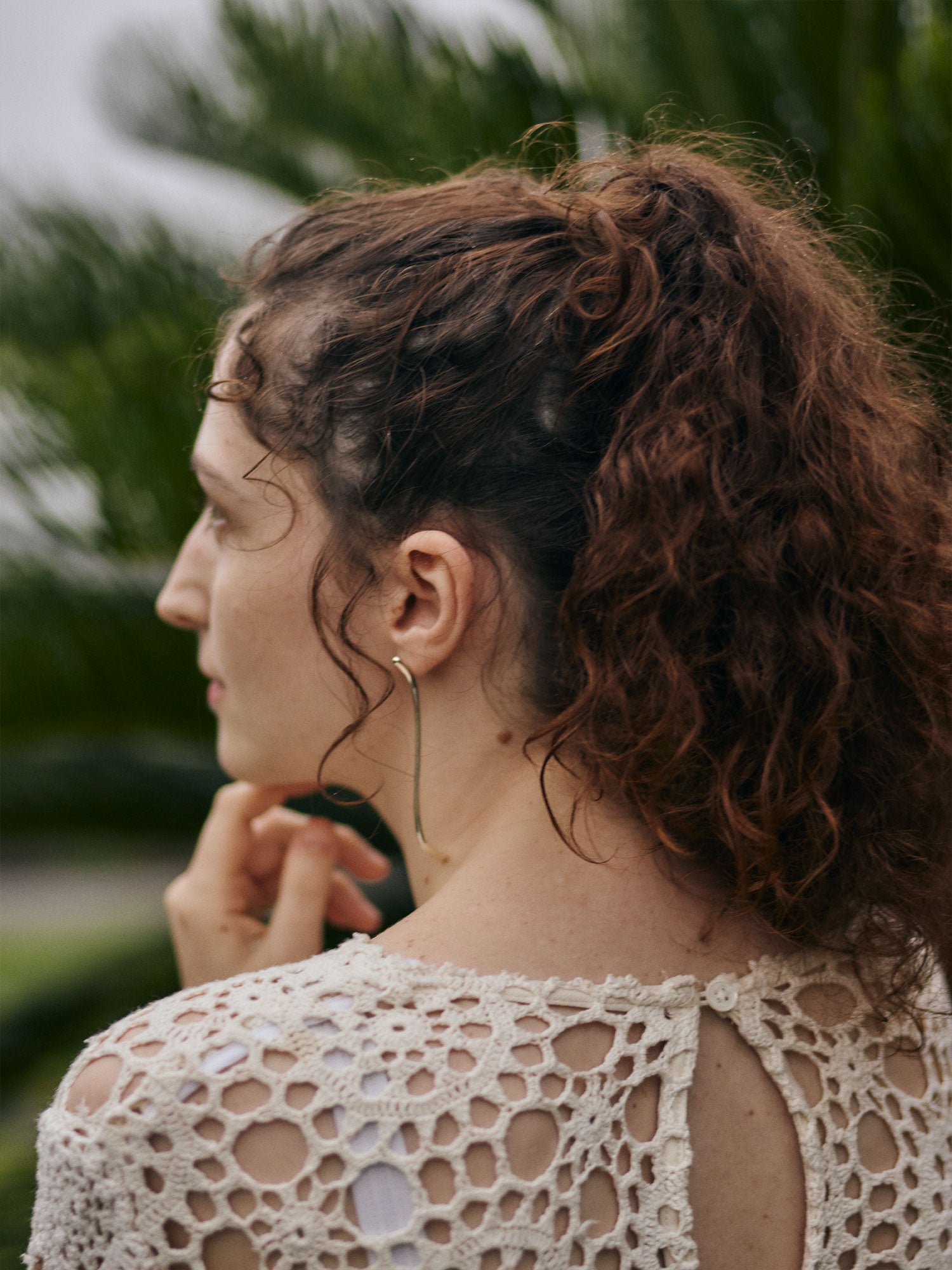 HAIR LINE EARRINGS – BONEE