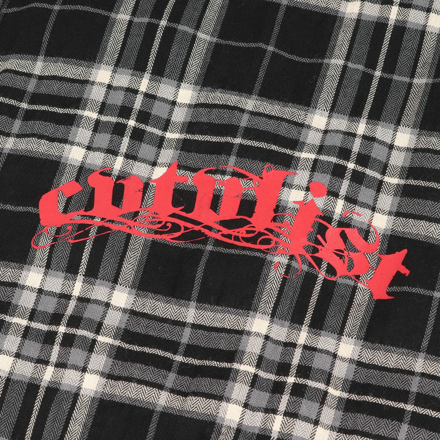 CVTVLIST (カタリスト) グラフィックプリント オーバーサイズ チェック