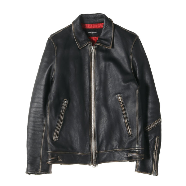 NANO UNIVERSE (ナノユニバース) ヴィンテージ加工 シープ スキン