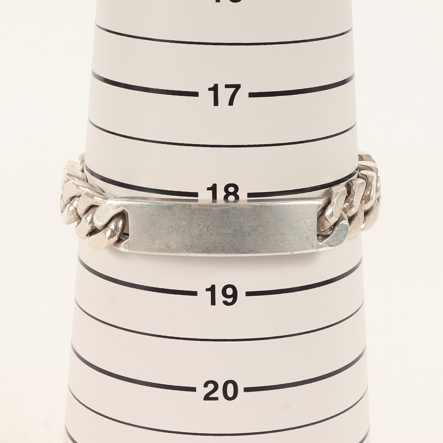 HERMES (エルメス) 60s - 80s ID ブレスレット / シルバー800 蟹刻印