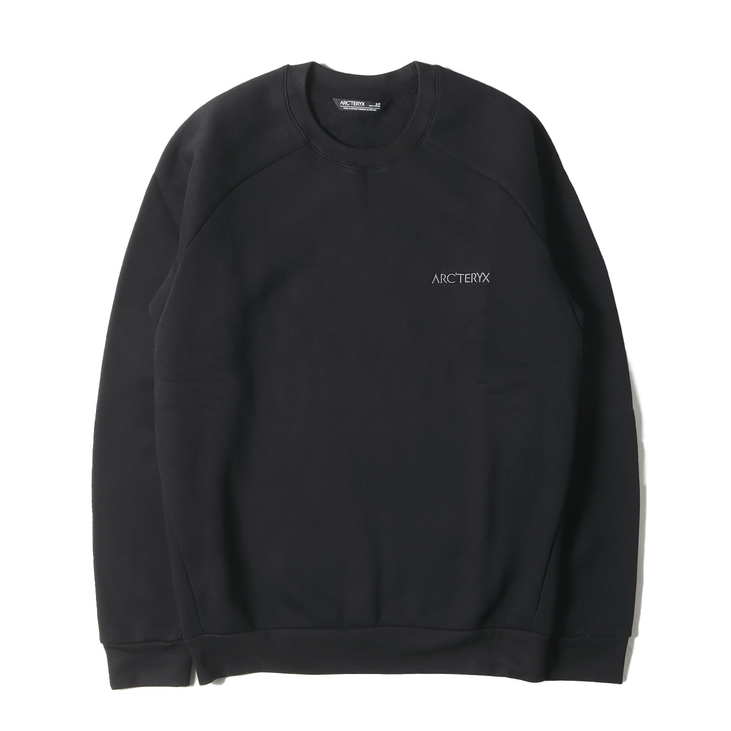 ARC'TERYX (アークテリクス) ワードエンブレム ロゴ 刺繍 クルーネック