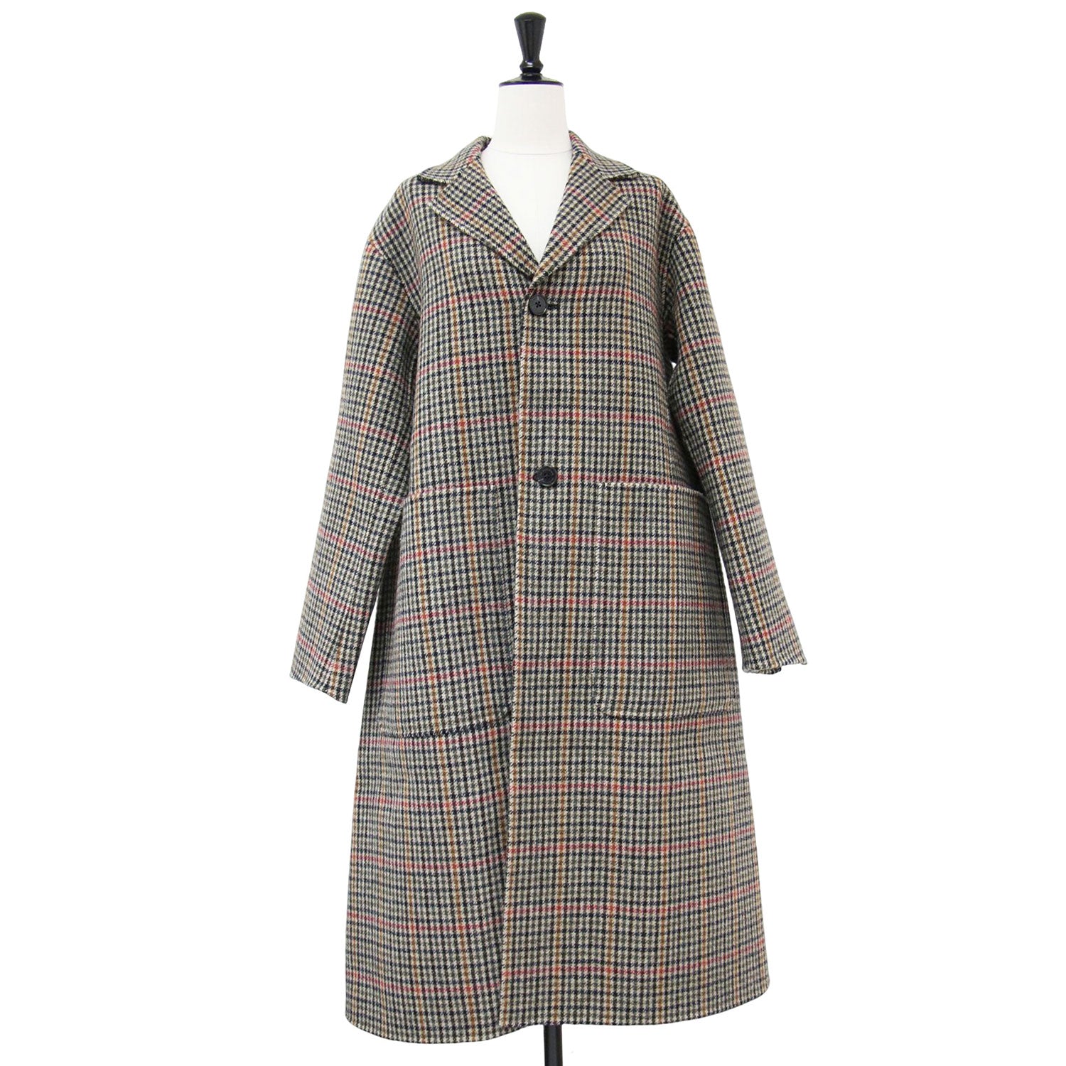 THE SHINZONE (ザシンゾーン) テント ライン コート / チェック柄