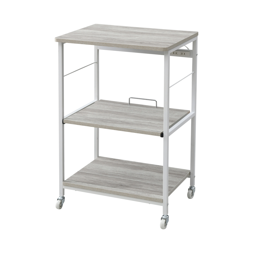 商品情報_レンジ台(ワイド/コンセント付) | 山善の商品情報サイト