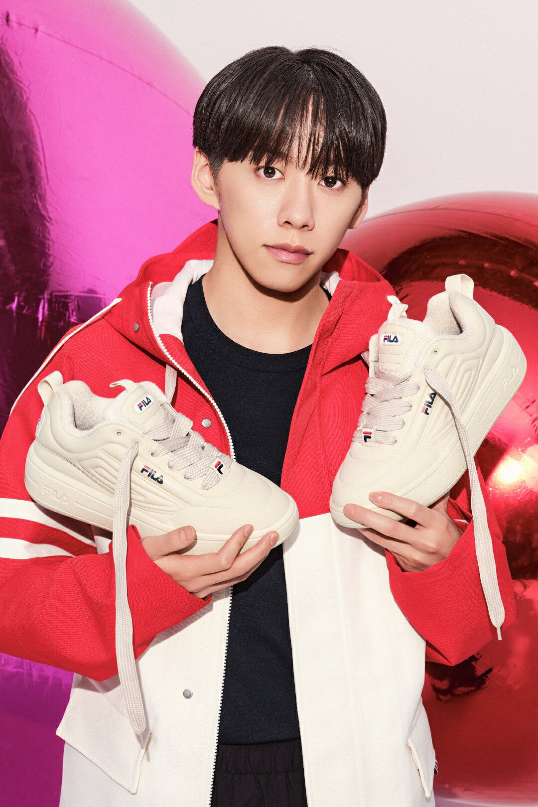 FILA新作スニーカーをIMP.が魅せる。ABCマート限定ビジュアル公開 - 推し楽