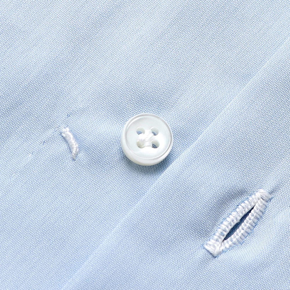 コットンポプリン無地セミワイドカラーシャツ／LUCIANO（PS44140