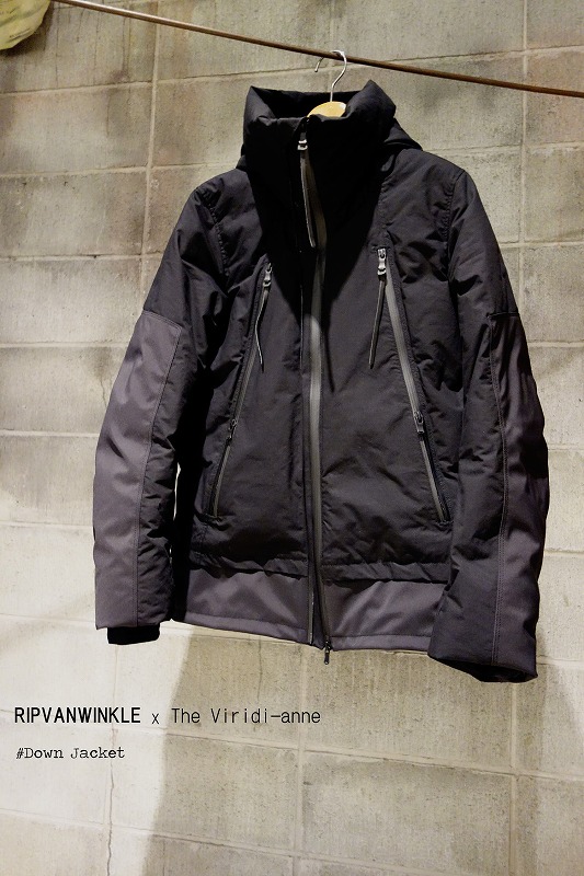 10/4 コラボモデル「DOWN JACKET」 RIPVANWINKLE x The Viridi-anne