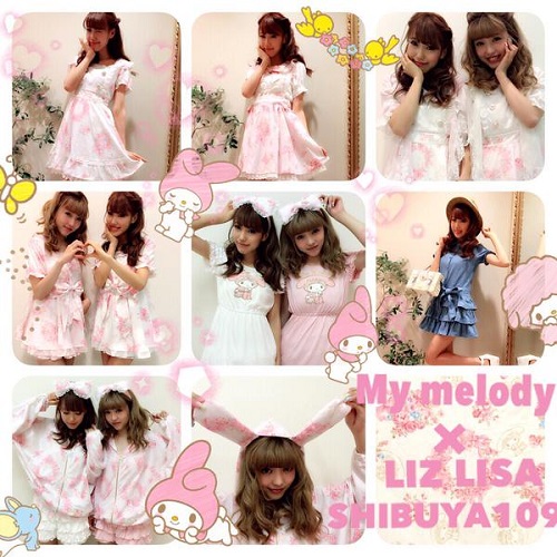 マイメロディ×リズリサ渋谷109限定アイテム - ＊めろめろマイメロディ＊