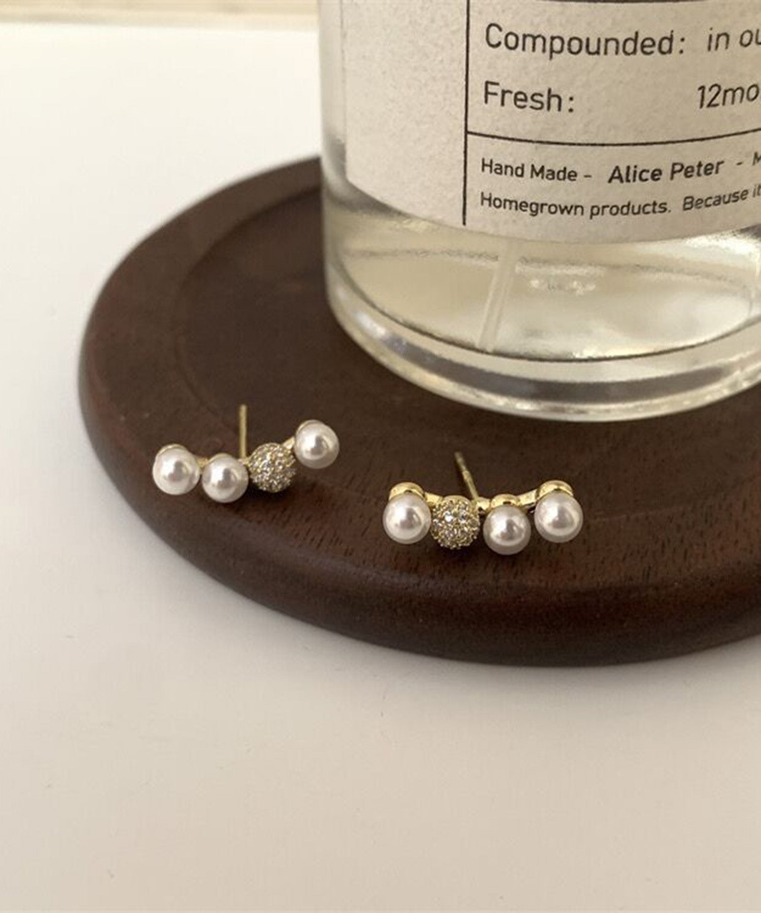 今週末限定価格】blackdia ocean パールジルコニアラインピアス