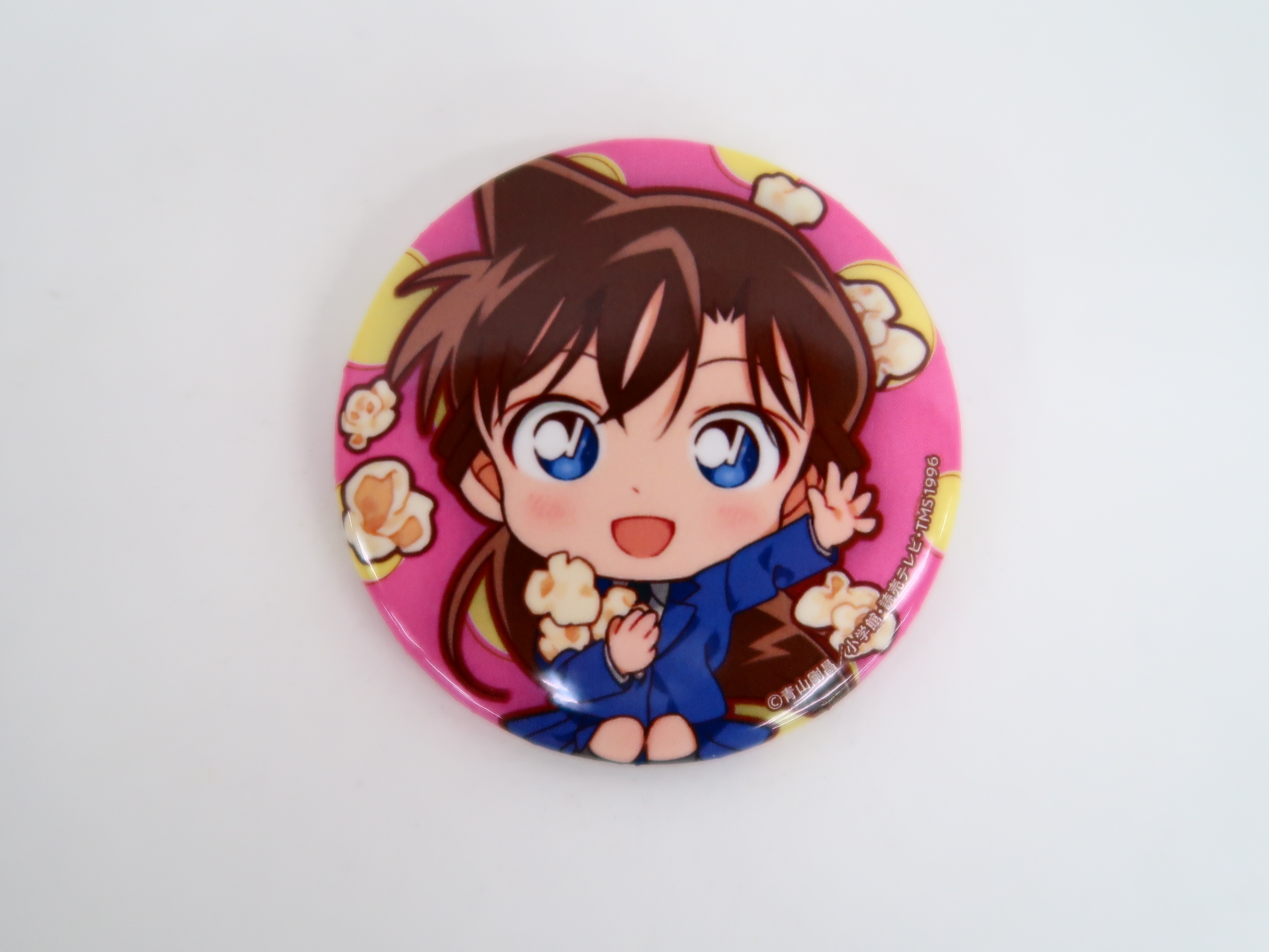 グッズ高価買取！】 名探偵コナン 毛利蘭 缶バッジ おやつver