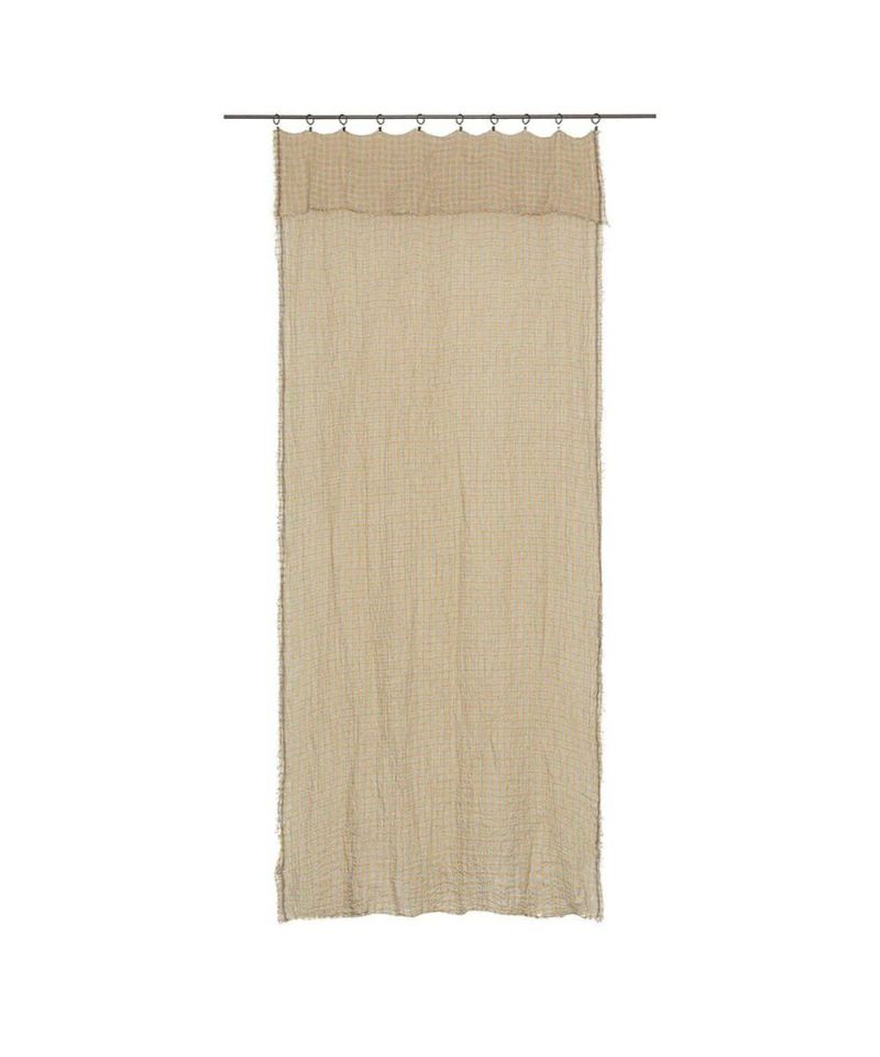 Beatrice LAVAL リネンカーテン・ハルマッタン・イエロー45 – Blanc de