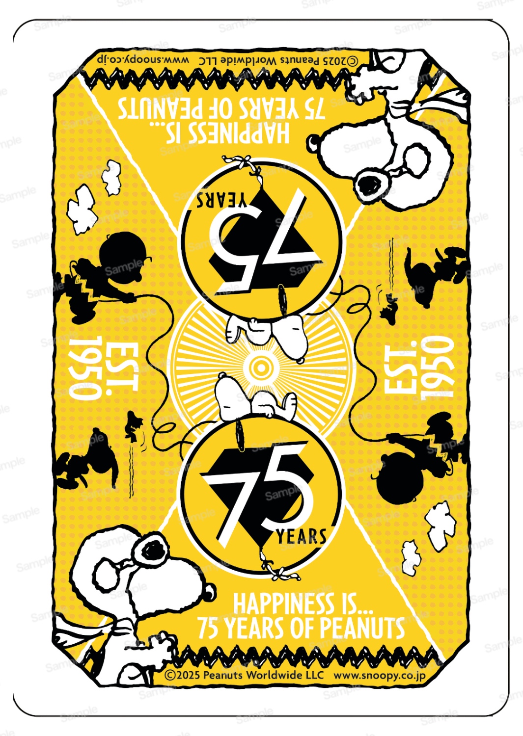 PEANUTS 75th バイスクルトランプ