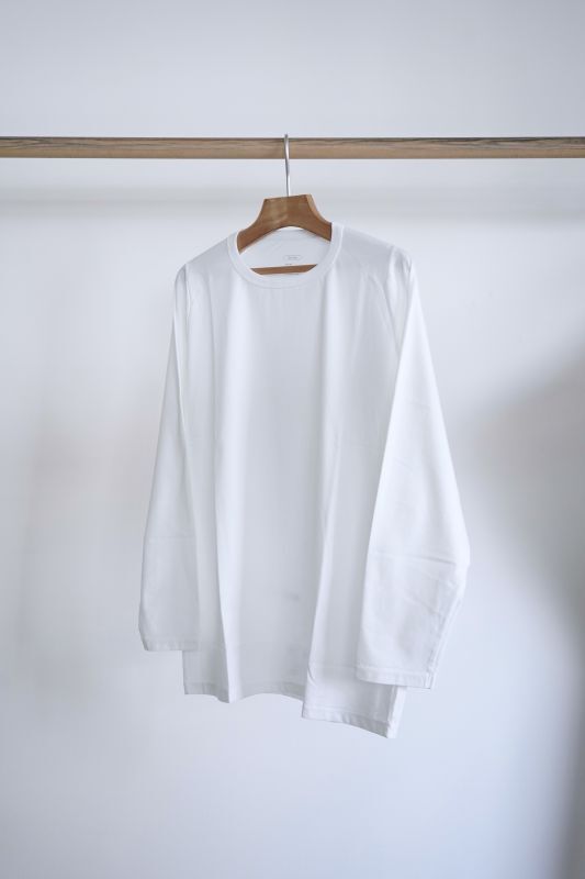 TEATORA」(テアトラ)CARTRIDGE TEE L/S SOLOTEX -WHITE-