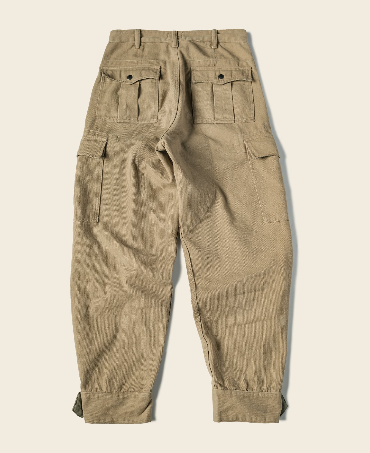 Cotton Twill Relaxed Fit Field Pants | Belgian M-64 Trousers