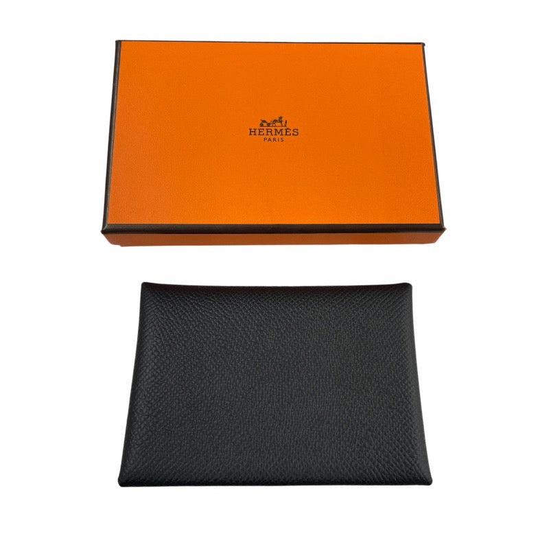HERMES】エルメス カルヴィデュオ カードケース ヴォーエプソン