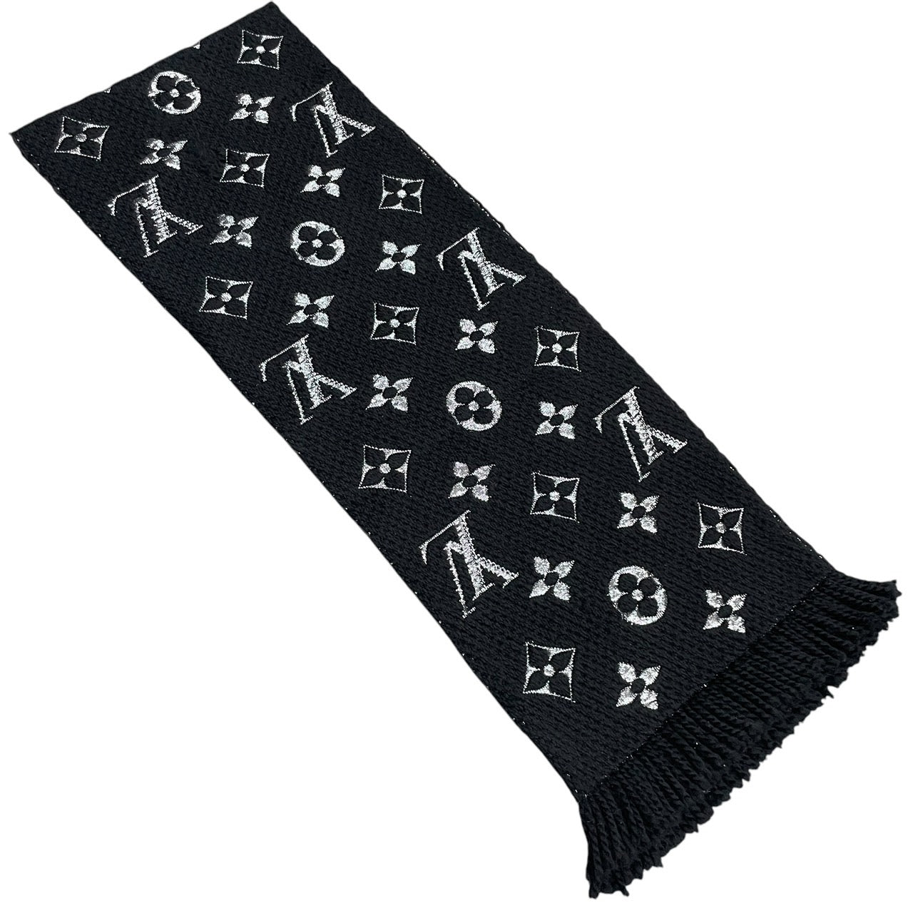 LOUIS VUITTON】ルイ・ヴィトン エシャルプ ロゴマニア シャイン