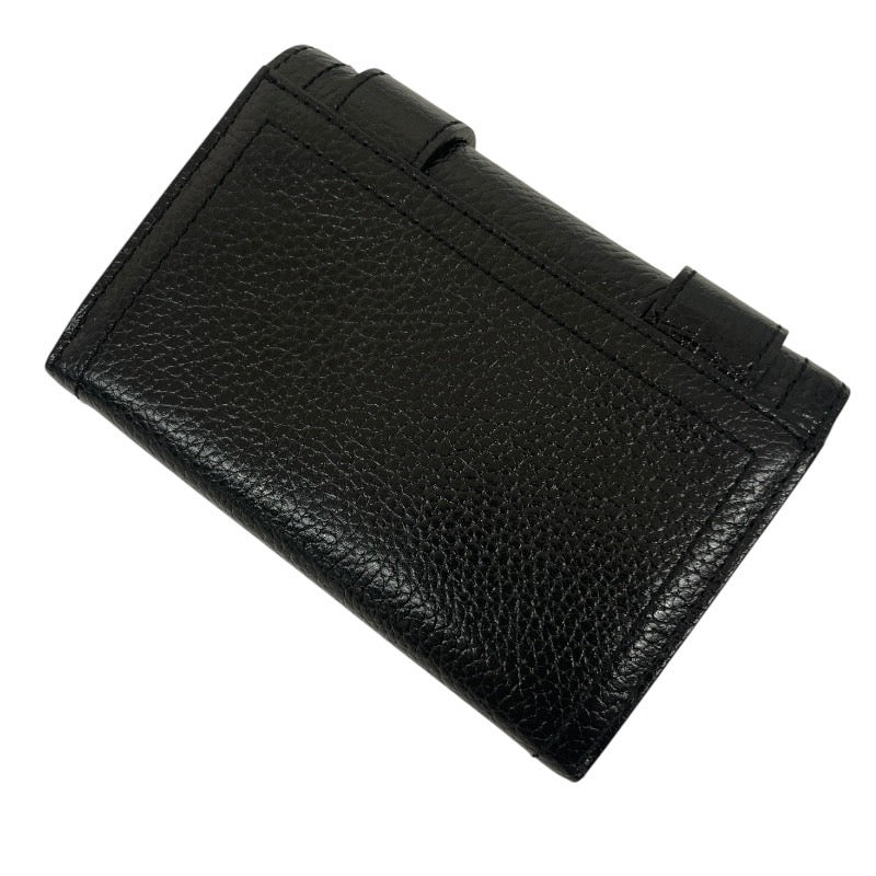 BURBERRY】バーバリー 二つ折り財布 レザー レディース 黒 ブラック L