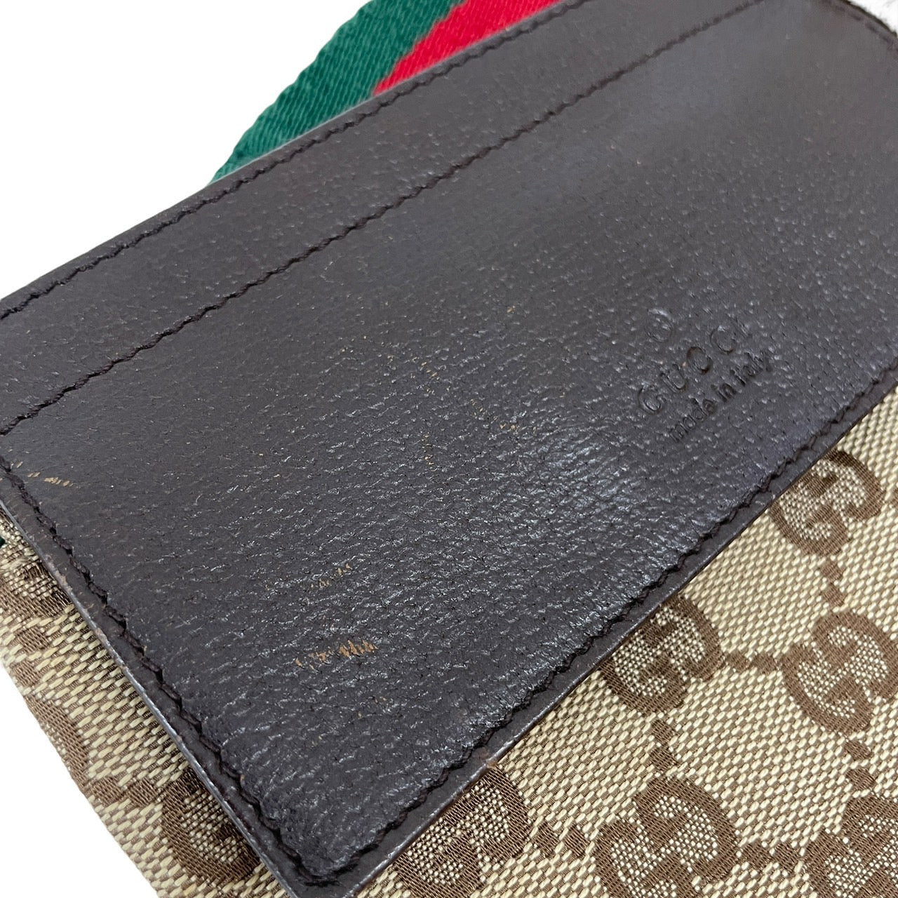 GUCCI】グッチ GGキャンバス 28566 ウエストバッグメンズ ウエスト