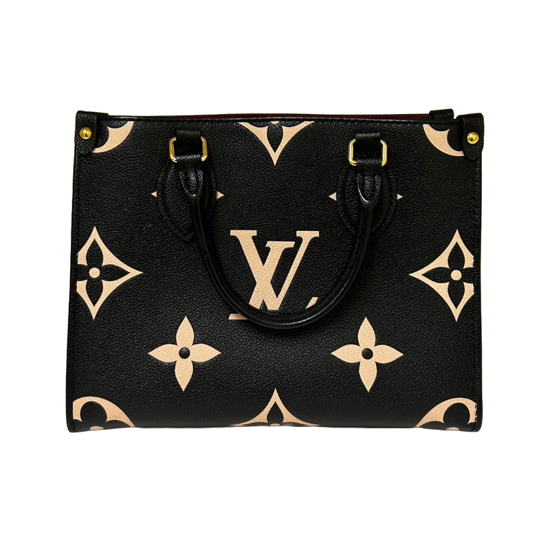 ルイヴィトン オンザゴーPM モノグラム アンプラント ブラック/ピンク