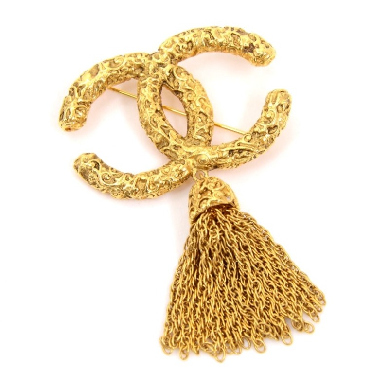 ブローチ ココマーク タッセル GP ヴィンテージ｜ブランド買取なら