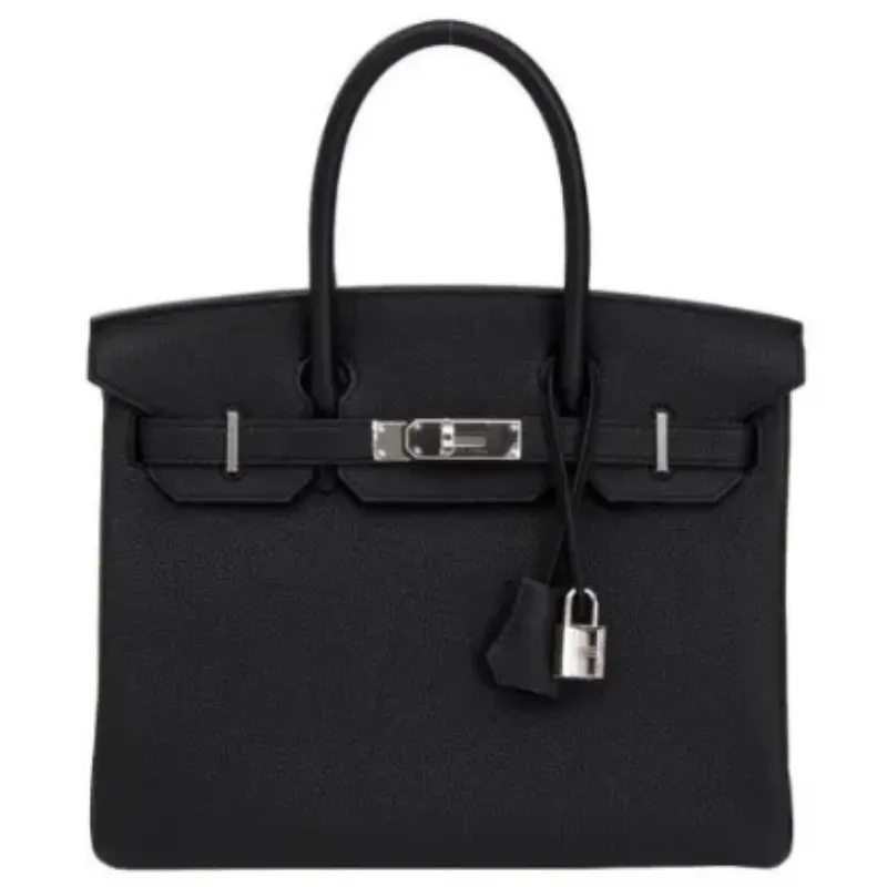 エルメス バーキン25 黒 トゴ シルバー金具｜ブランド買取なら
