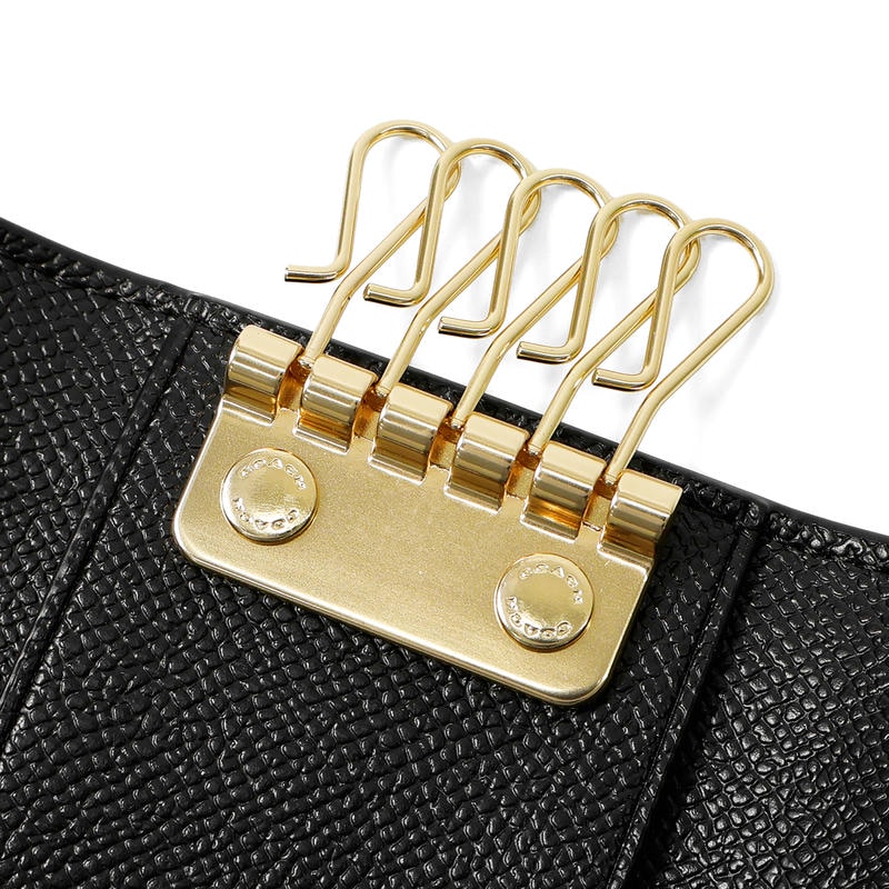 Brandol / COACH コーチ キーケース シンプル レザー ブラック F76741