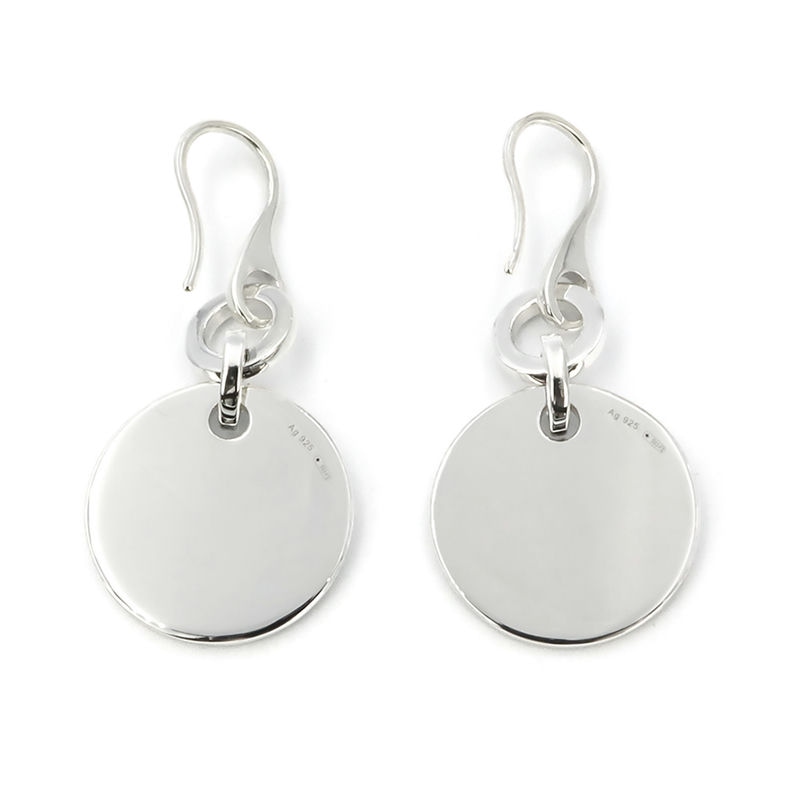 Brandol / GUCCI グッチ ピアス サークル プレート ドロップタイプ