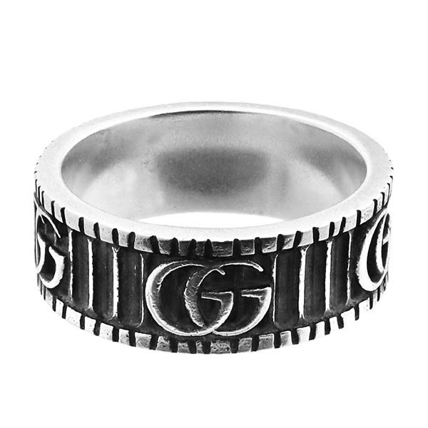 Brandol / GUCCI グッチ リング ダブルG シルバーリング 11号 551899
